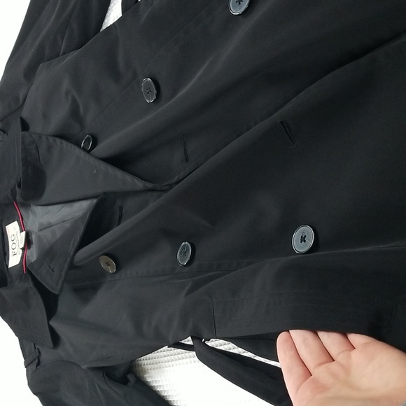 London Fog belted trench coat - Picture 3 of 5